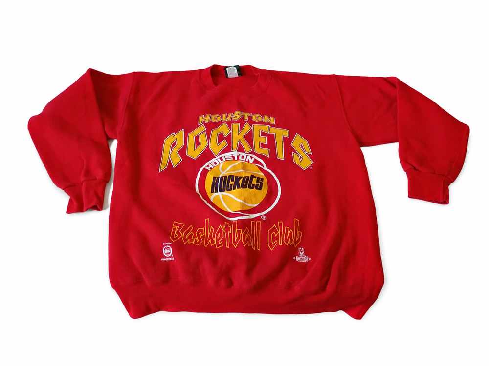 Vintage Made in USA 90s Houston Rockets Sweatshirt Men’s L Home Team